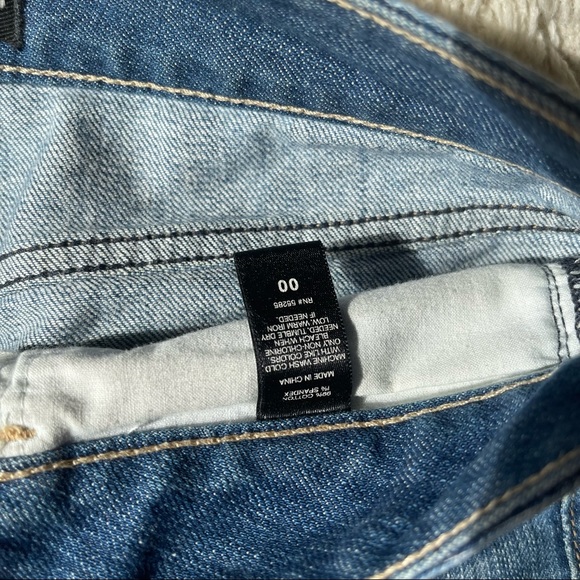 Express Denim Star Pattern Shorts sz 00 - Picture 8 of 9